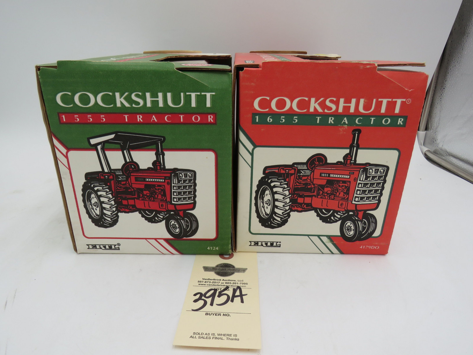 Pair of Ertl 1/16th Scale Die-Cast Tractors NIB Cockshutt 1655 and Cockshutt 1555 - Image 6