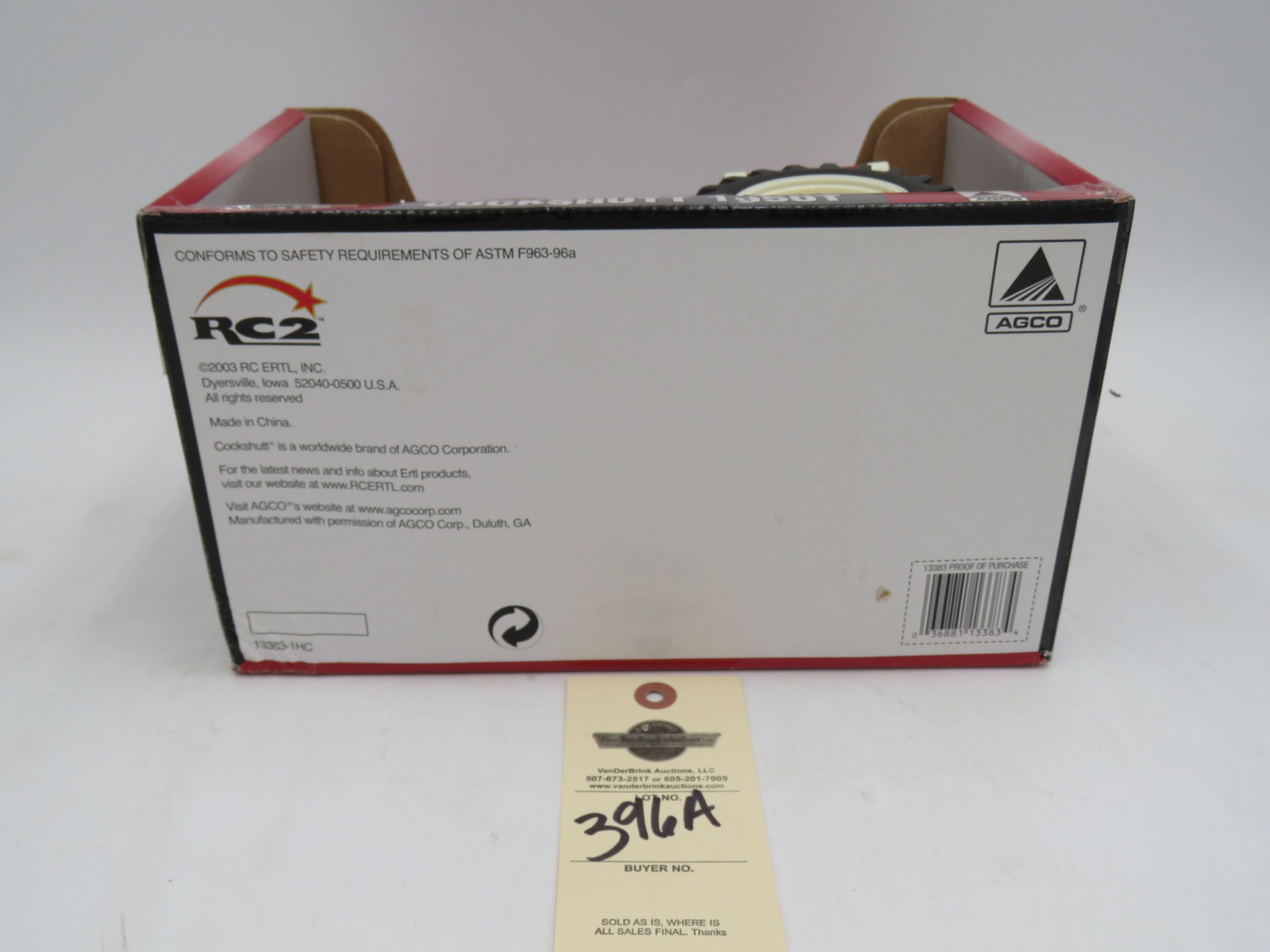 Ertl 2003 1/16th Scale Die-Cast Agco Cockshutt 1950T NIB - Image 6