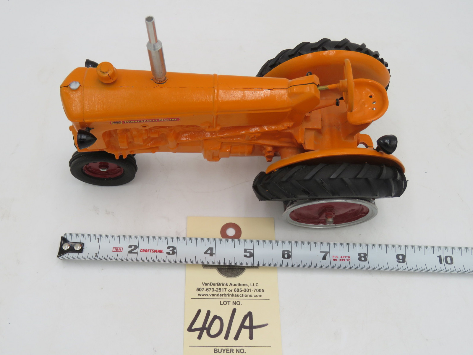 Cottonwood Acres  1/16th Scale die-Cast Minneapolis Moline Francessville Ind. USA - Image 5