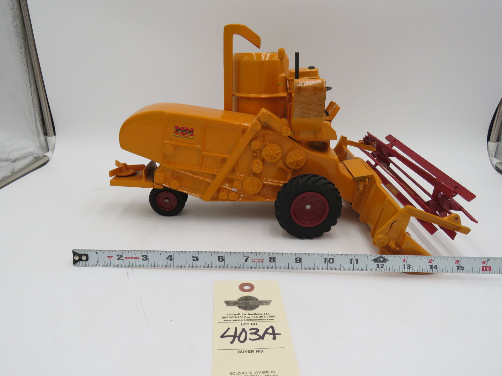 TRUMM Minneapolis Moline The Harvestor Cst Iron Combine No Box - Image 1