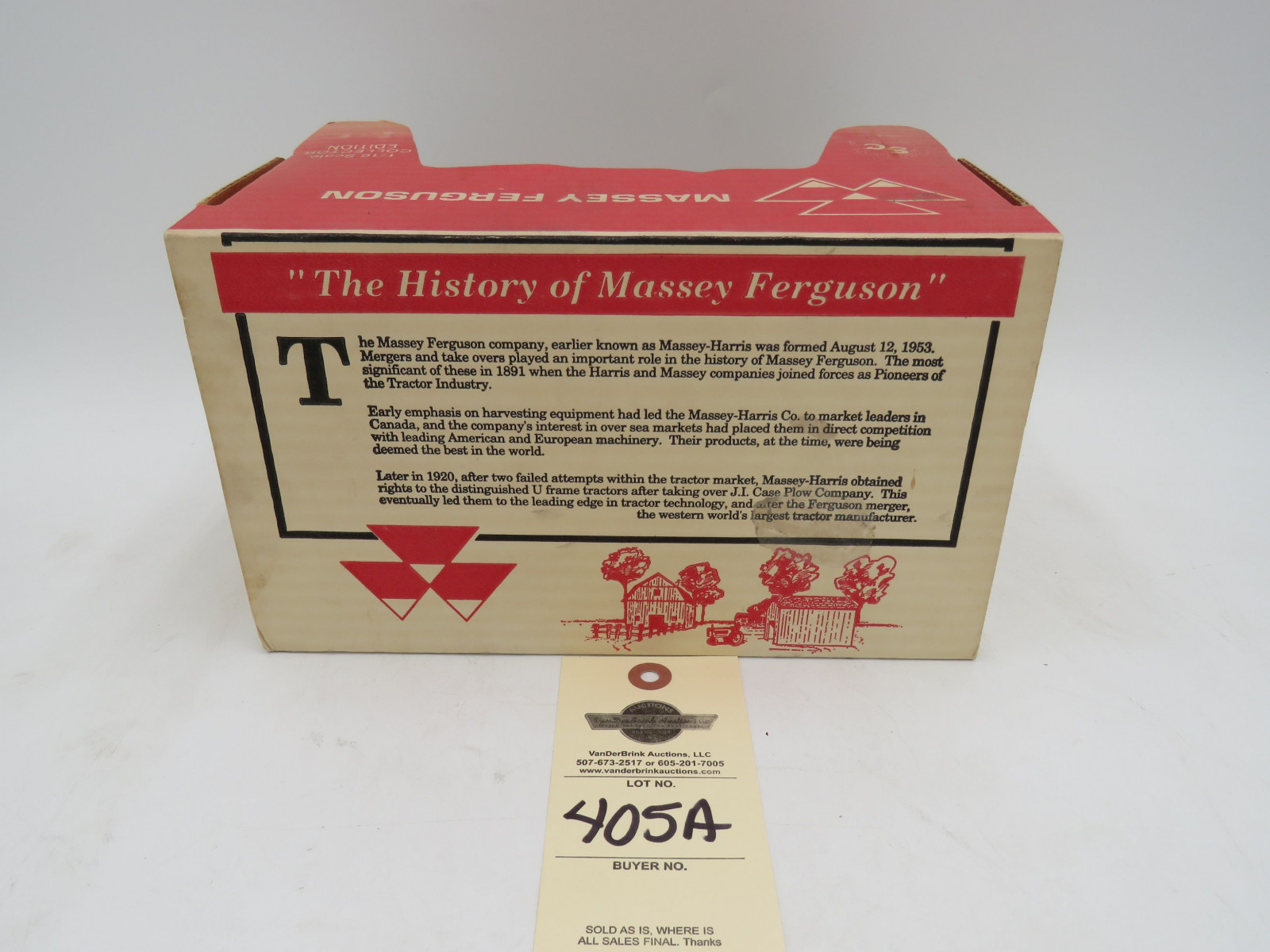 Spec-Cast 1/16th Scale Collector's Edtion Massey harris challenger Tractor on full Steel NIB - Image 4