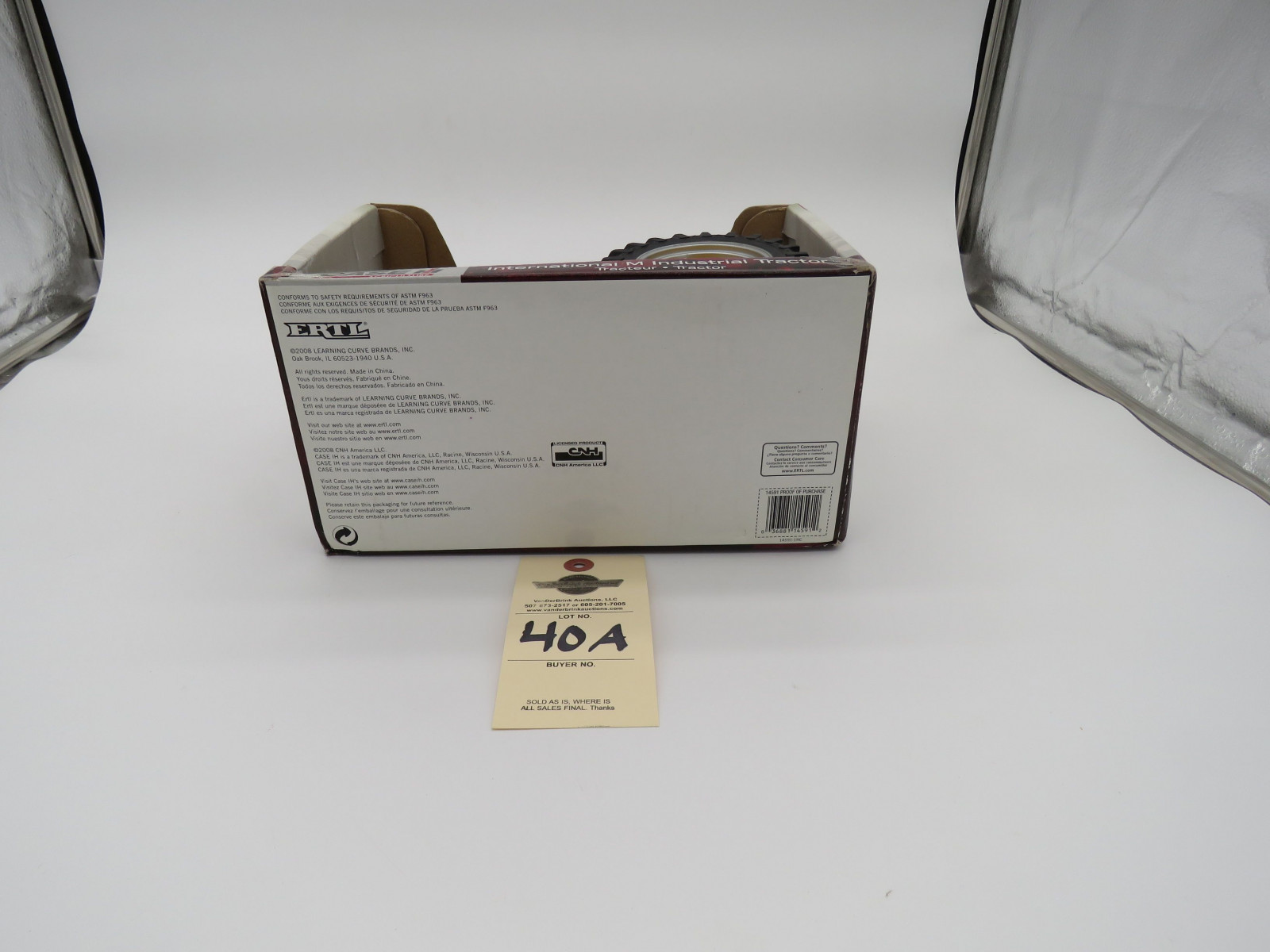 ERTL IH M INDUSTRIAL TRACTOR DIE-CAST METAL 1/16 SCALE 2008 - Image 6