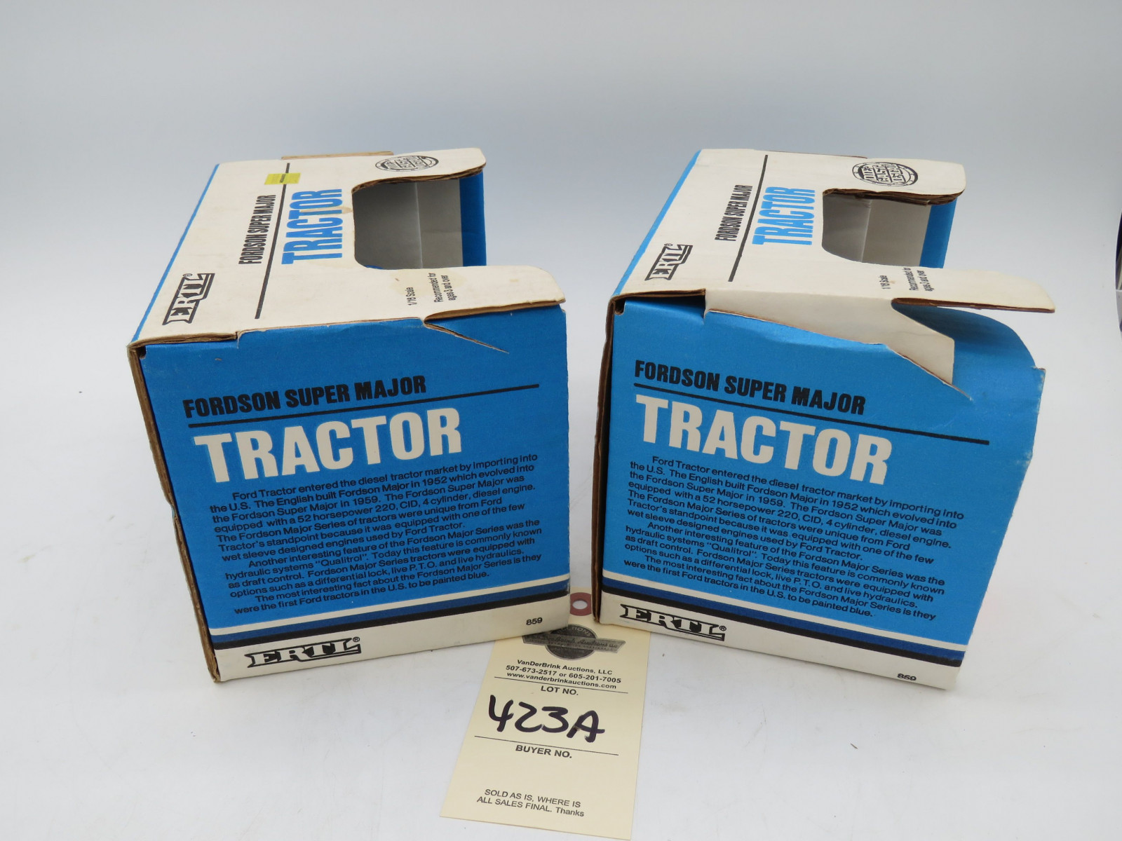 Group of 2 Ertl 1988 NIB Fordon Super Major die-Cast 1/16th Scale tractors - Image 5