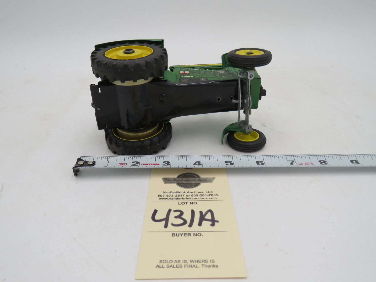 John Deere 3120 Lithograph Tractor  No Box - Image 3