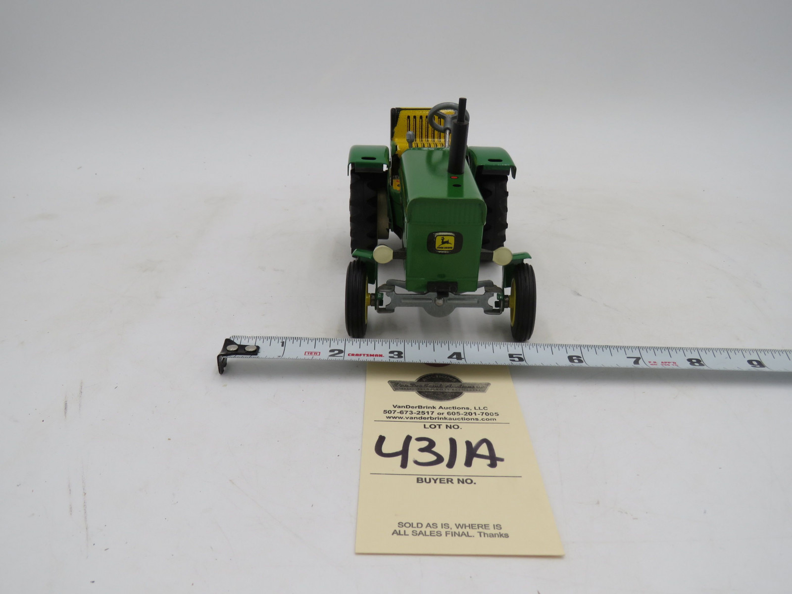 John Deere 3120 Lithograph Tractor  No Box - Image 4