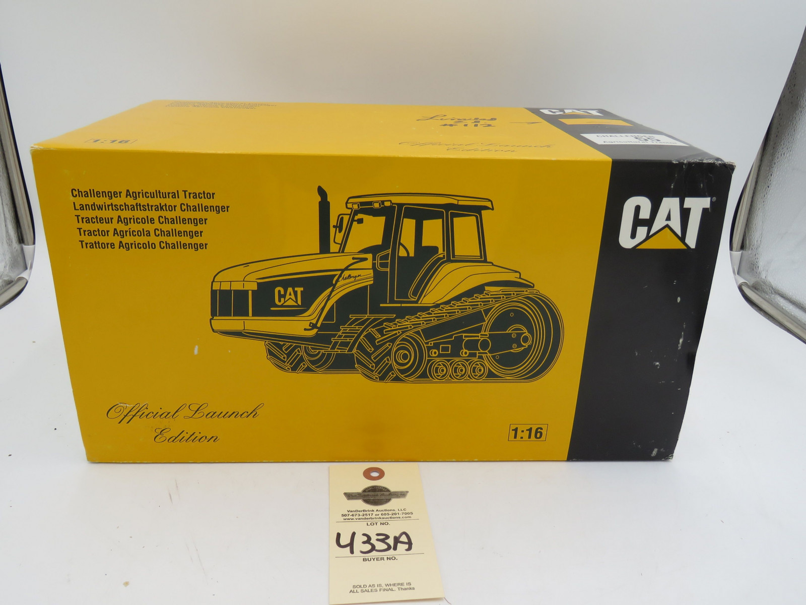 Limited Edition Norscott Group Inc. 1/16th Scale Official Launch Edition Challenger Tractor #112 NIB - Image 1