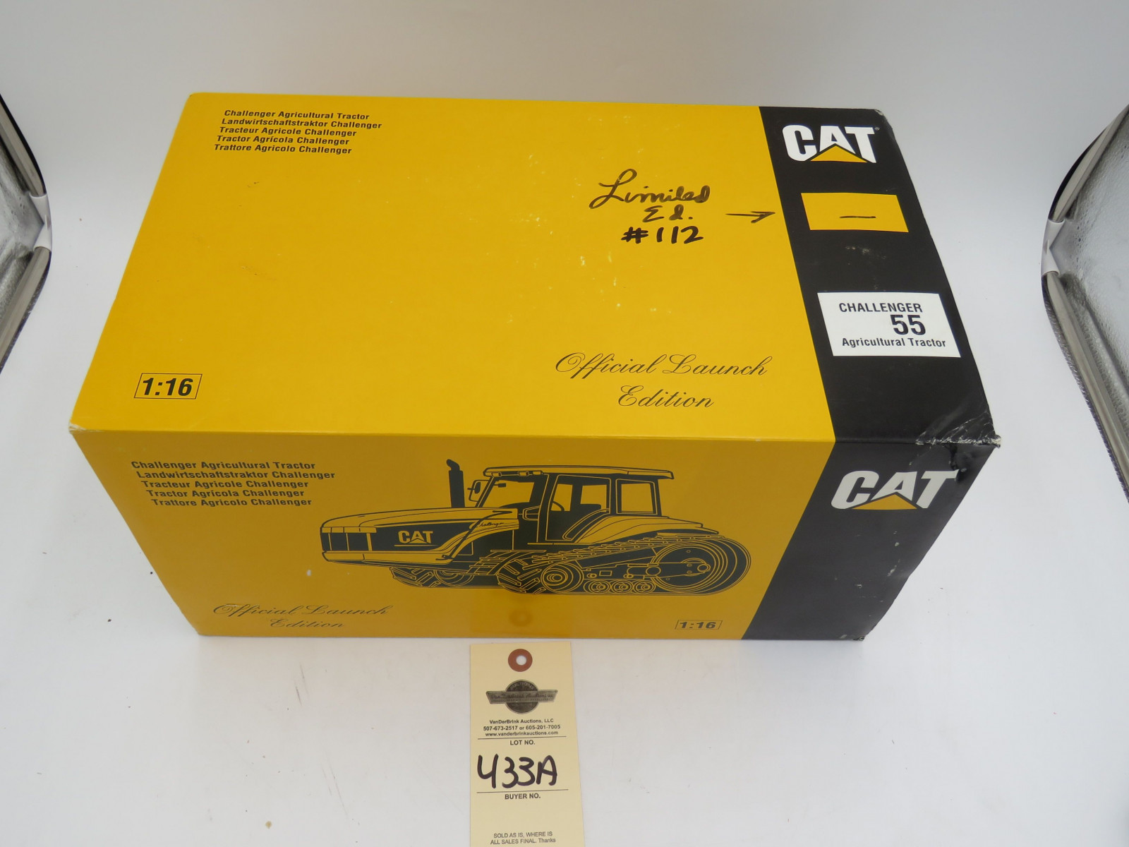 Limited Edition Norscott Group Inc. 1/16th Scale Official Launch Edition Challenger Tractor #112 NIB - Image 2