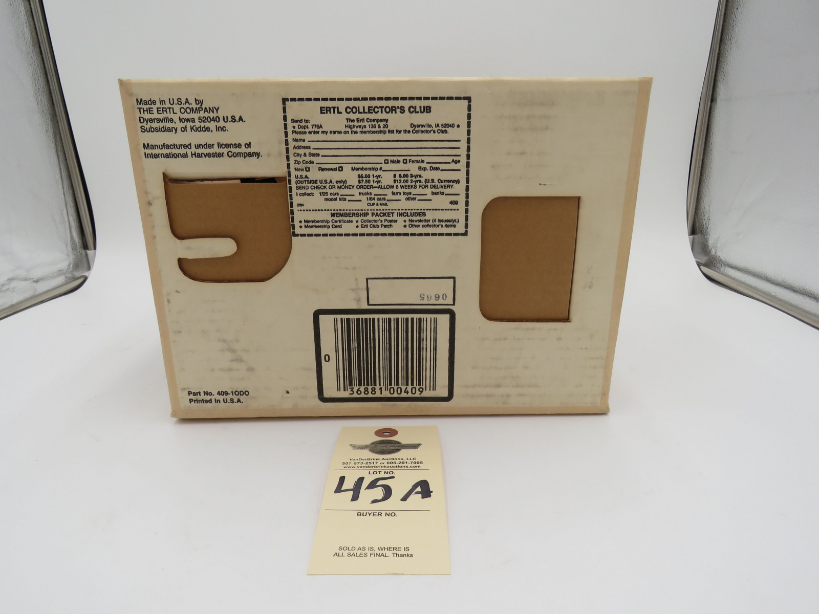 IH ERTL 5488 ALL WHEEL DRIVE ASSIST TRACTOR DIE CAST METAL REPLICA 1/16 SCALE - Image 5