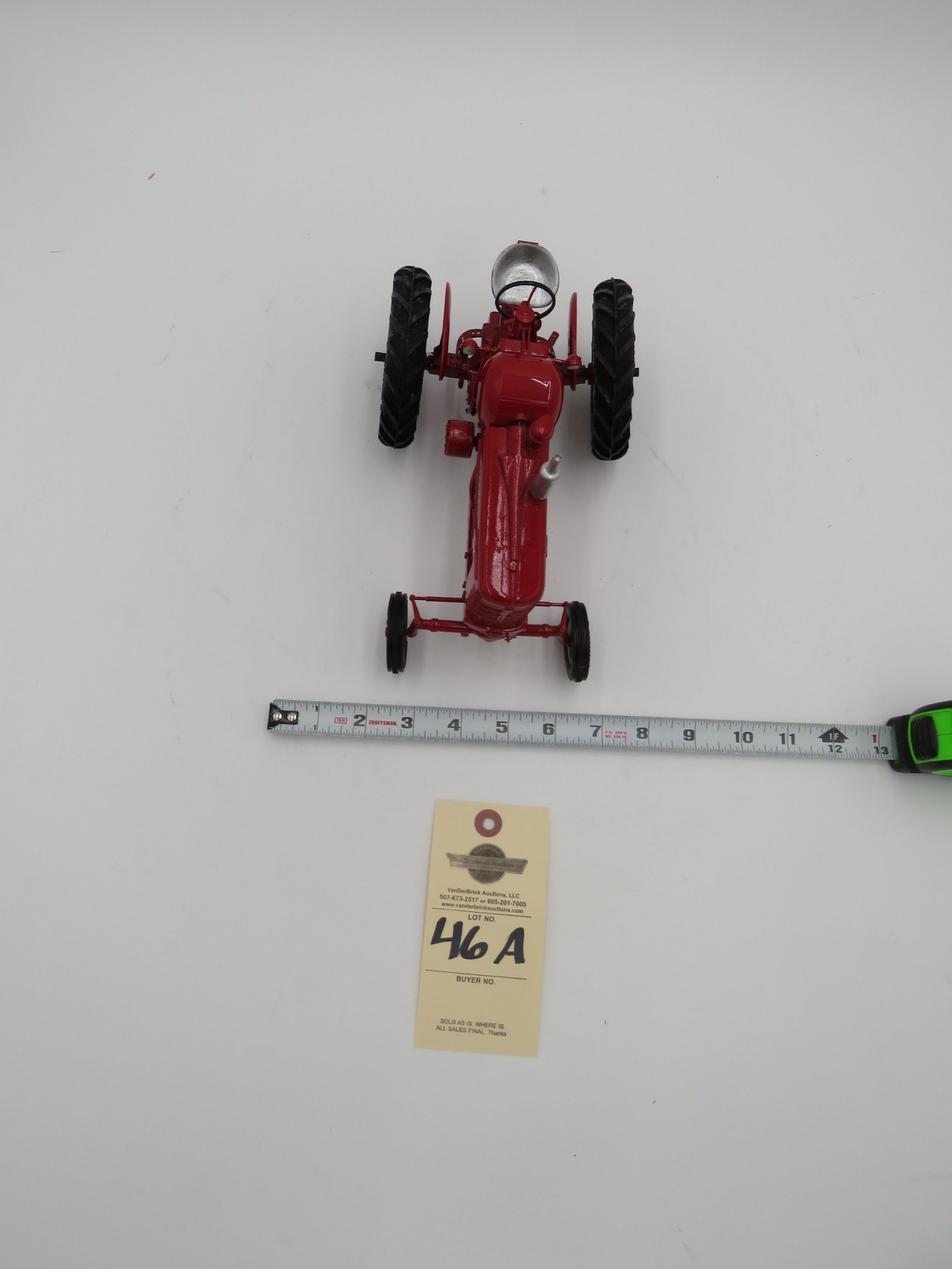 ERTL 1/16TH SUPER M PROPANE PRECISION FARMALL 1991 DRIVER SIDE REAR BACK END BROKE - Image 3