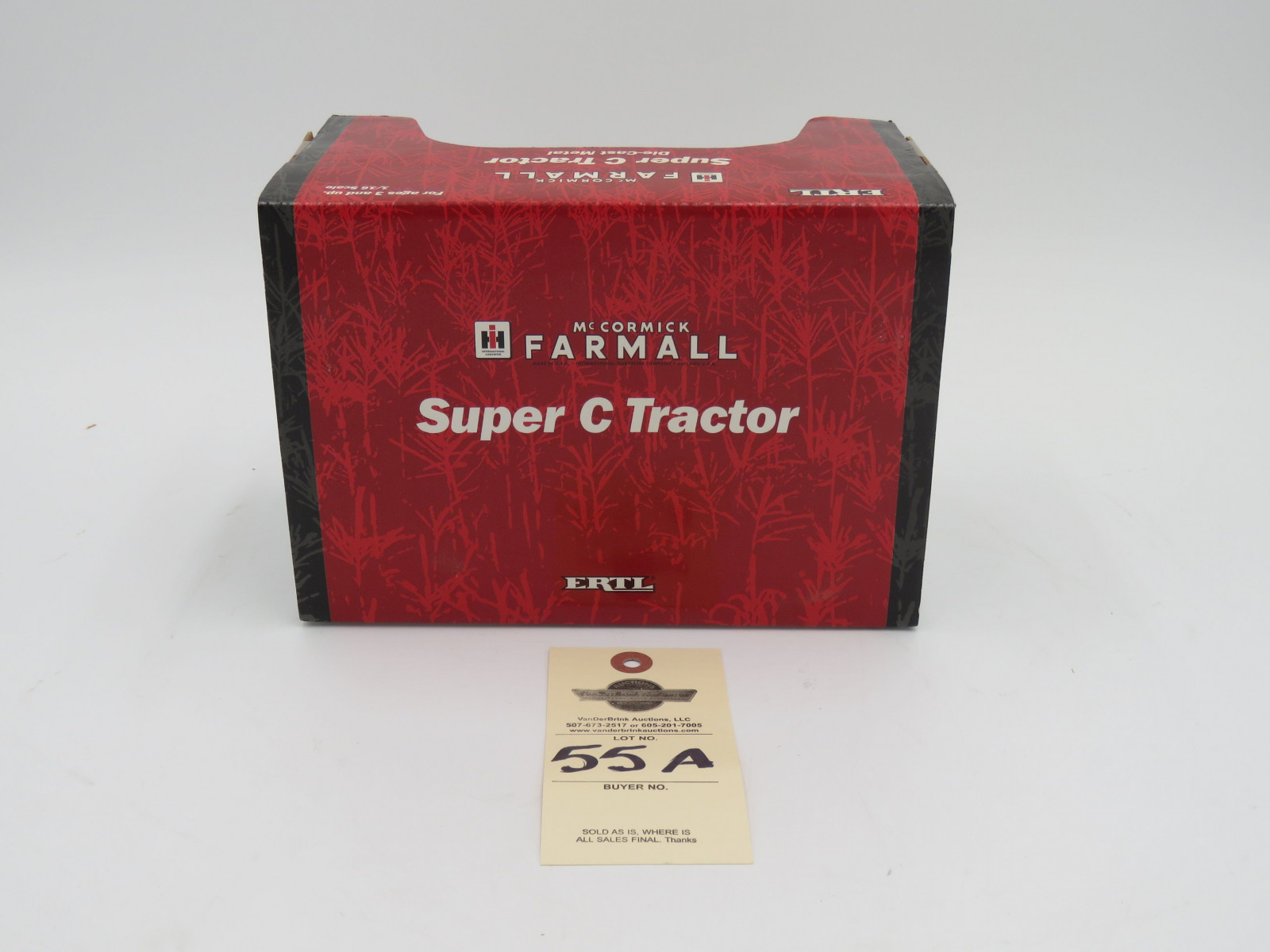 1999 ERTL FARMALL C TRACTOR DIE CAST METAL IH 1/16 SCALE (LP) - Image 4