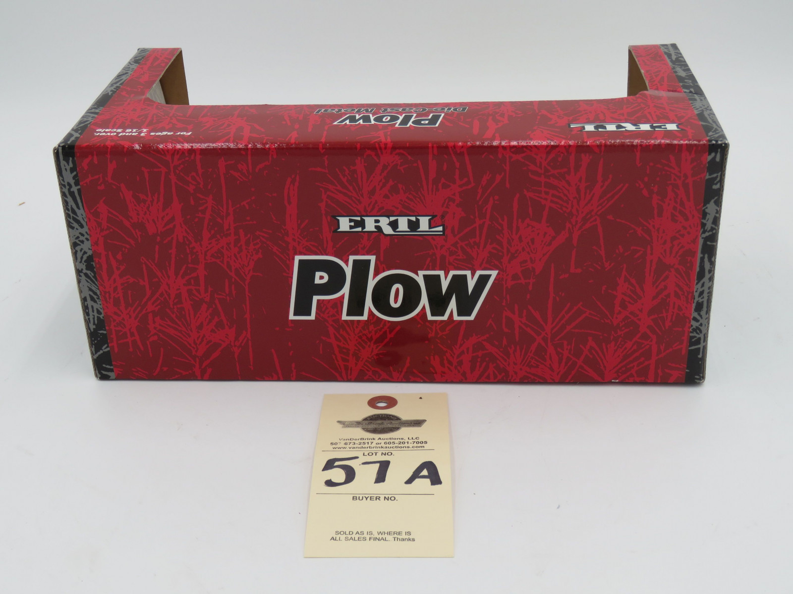 ERTL 1/16TH SCALE 2001 IH PLOW DIE CAST METAL - Image 4