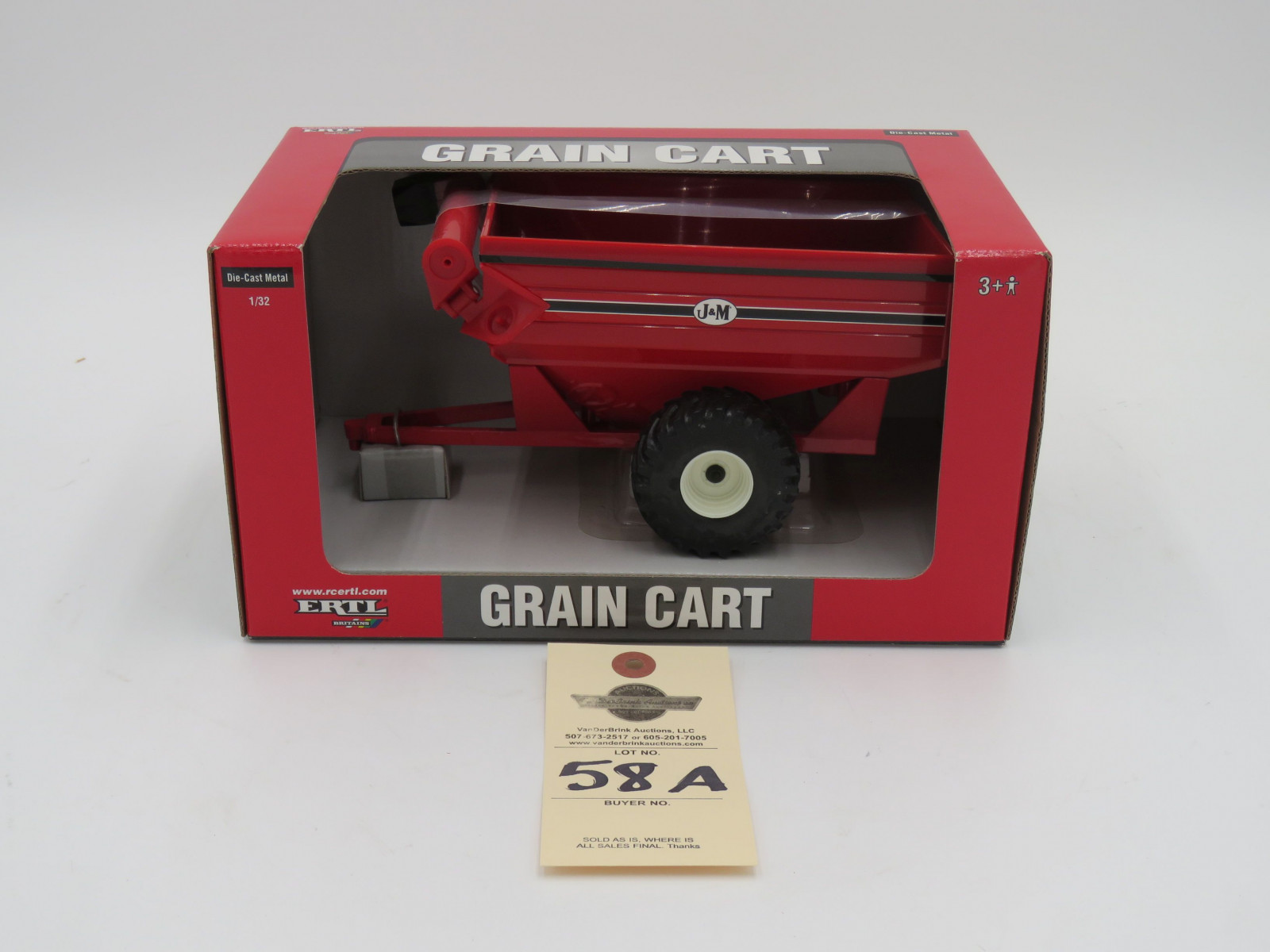 2005 ERTL 1/32 SCALE J&M GRAIN CART DIE CAST METAL - Image 1