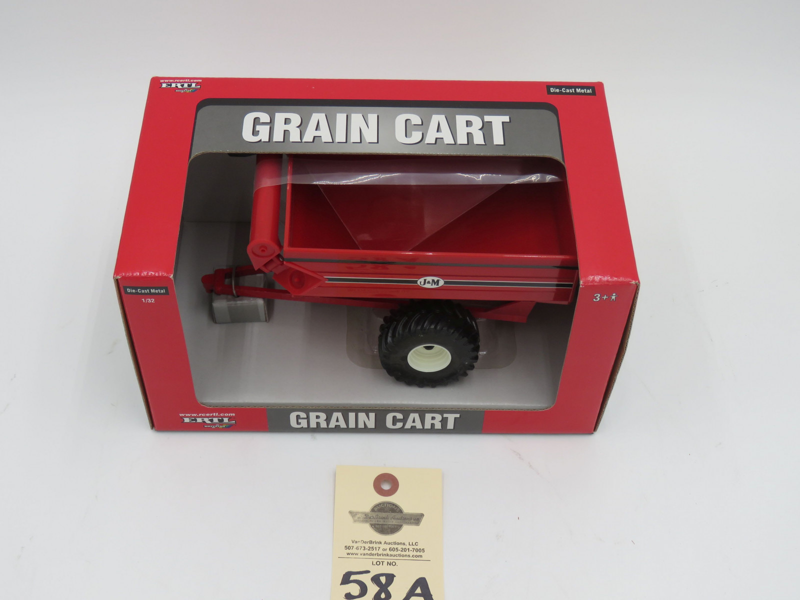 2005 ERTL 1/32 SCALE J&M GRAIN CART DIE CAST METAL - Image 2