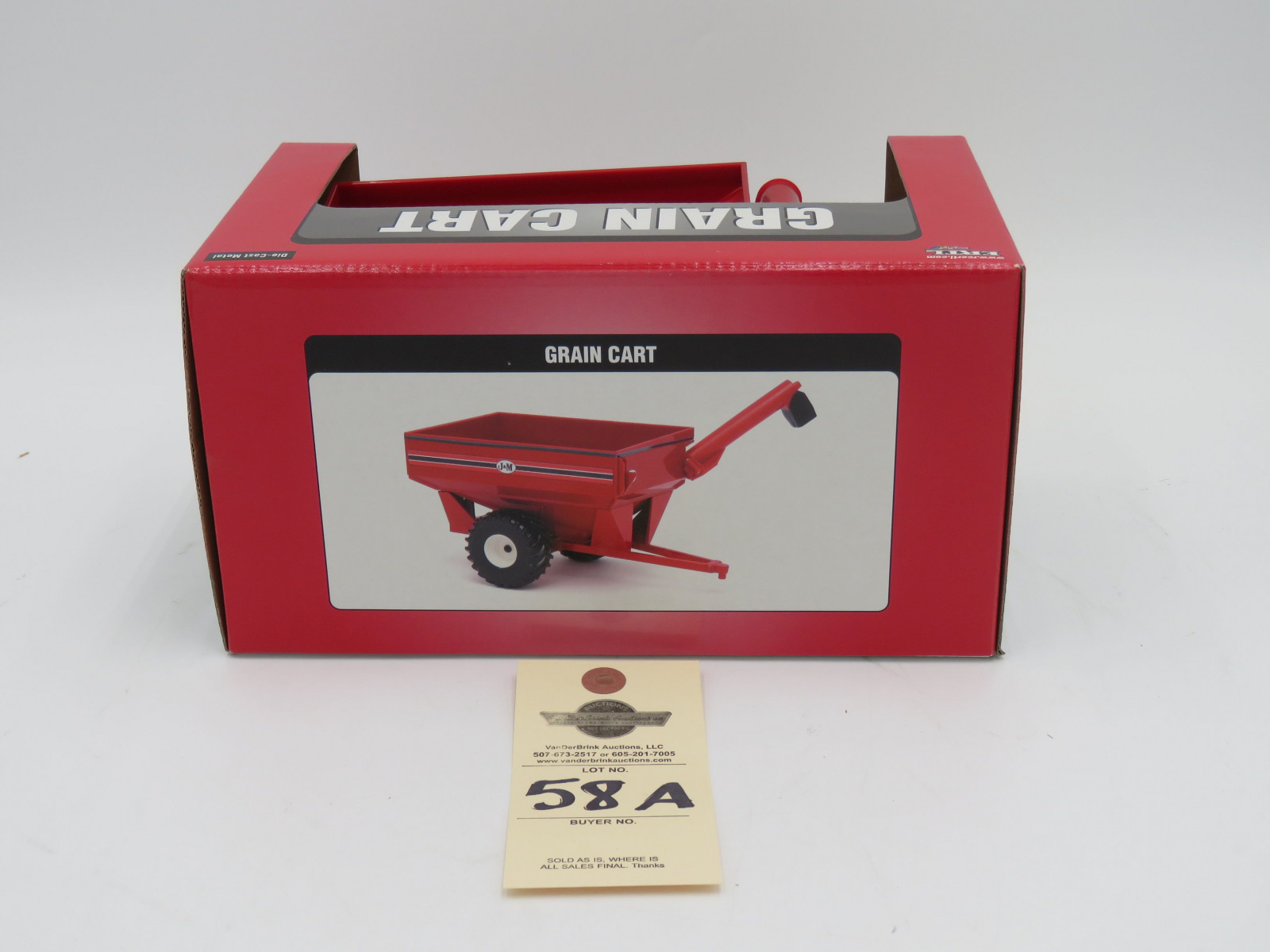 2005 ERTL 1/32 SCALE J&M GRAIN CART DIE CAST METAL - Image 4