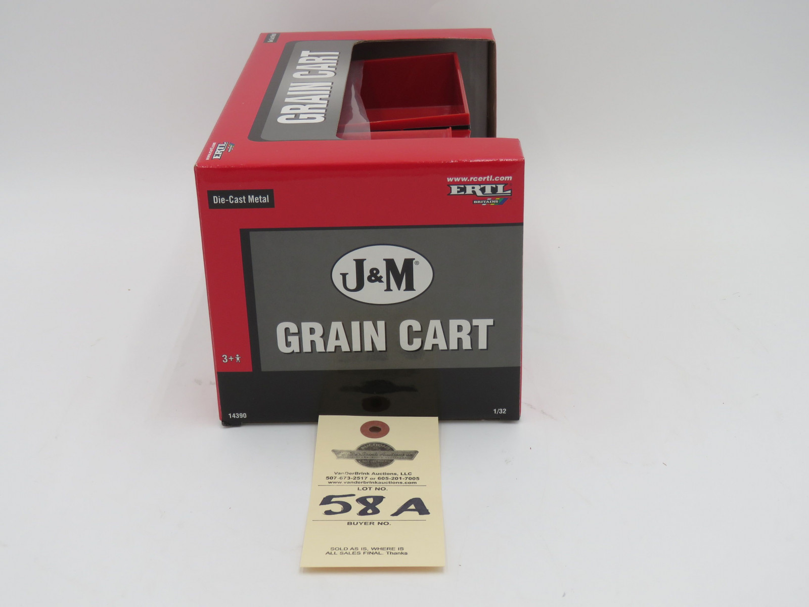 2005 ERTL 1/32 SCALE J&M GRAIN CART DIE CAST METAL - Image 5