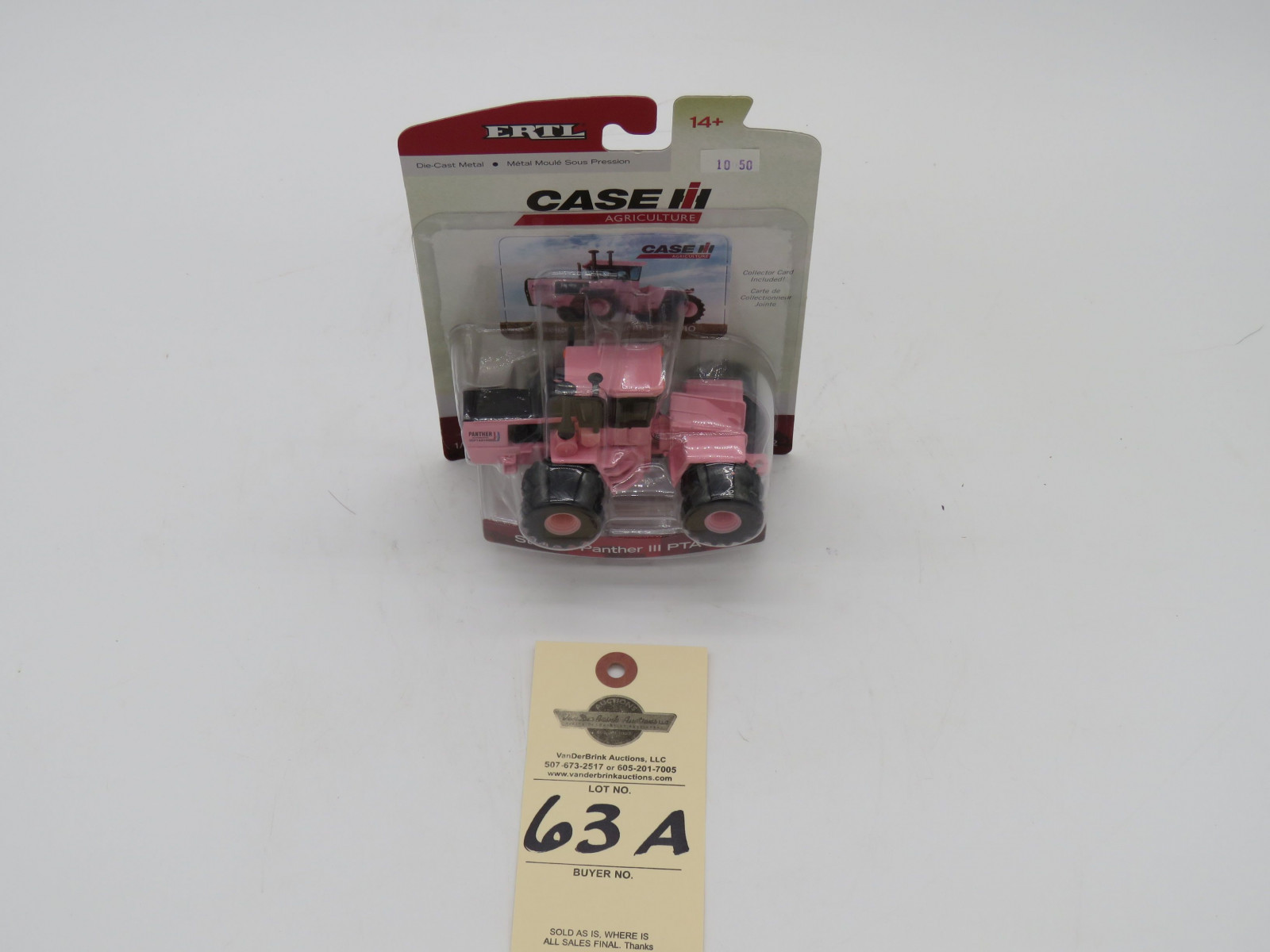 ERTL STEIGER PANTHER lll PTA-310 DIE CAST METAL CASE IH  1/64 COLLECTOR CARD INCLUDED - Image 2