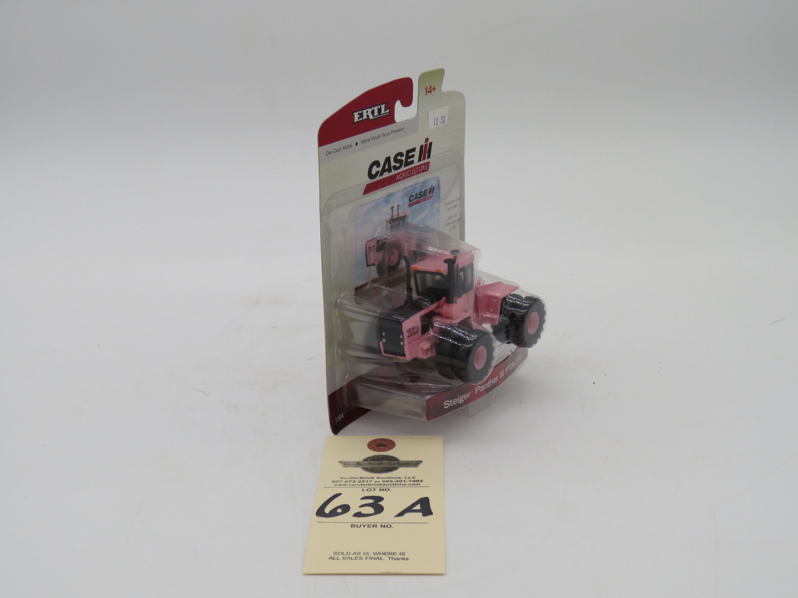 ERTL STEIGER PANTHER lll PTA-310 DIE CAST METAL CASE IH  1/64 COLLECTOR CARD INCLUDED - Image 5