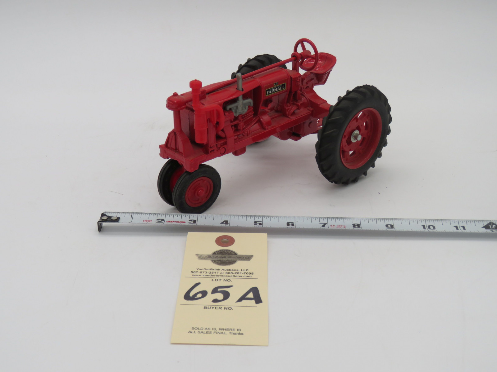 ERTL 1/16TH SCALE FARMALL F-20 DIE CAST METAL NO BOX - Image 4