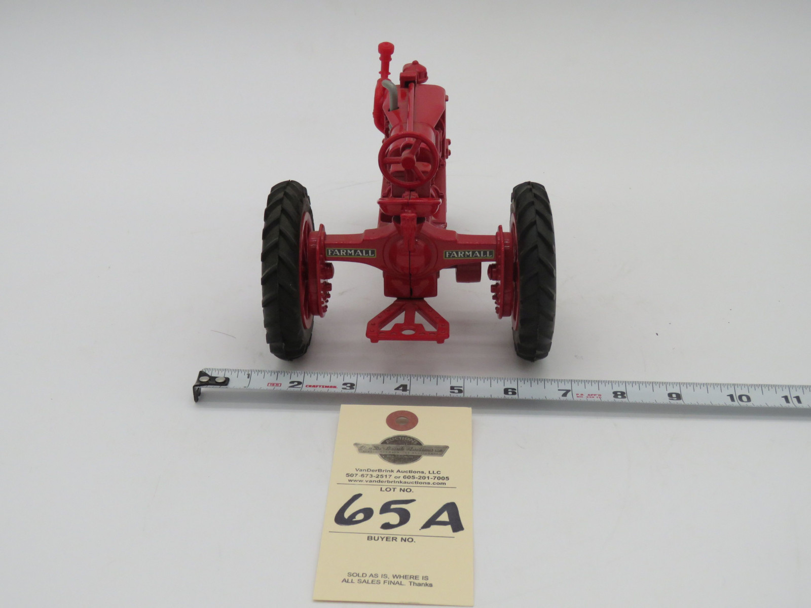 ERTL 1/16TH SCALE FARMALL F-20 DIE CAST METAL NO BOX - Image 5