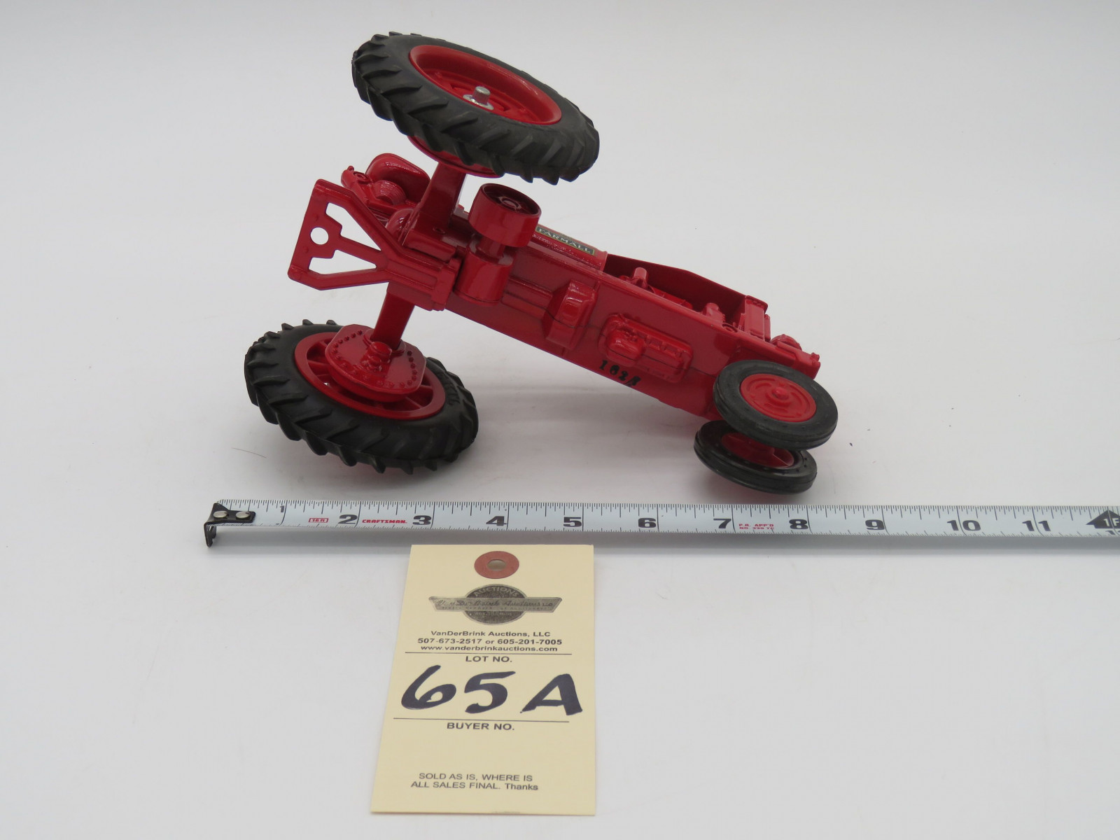 ERTL 1/16TH SCALE FARMALL F-20 DIE CAST METAL NO BOX - Image 6