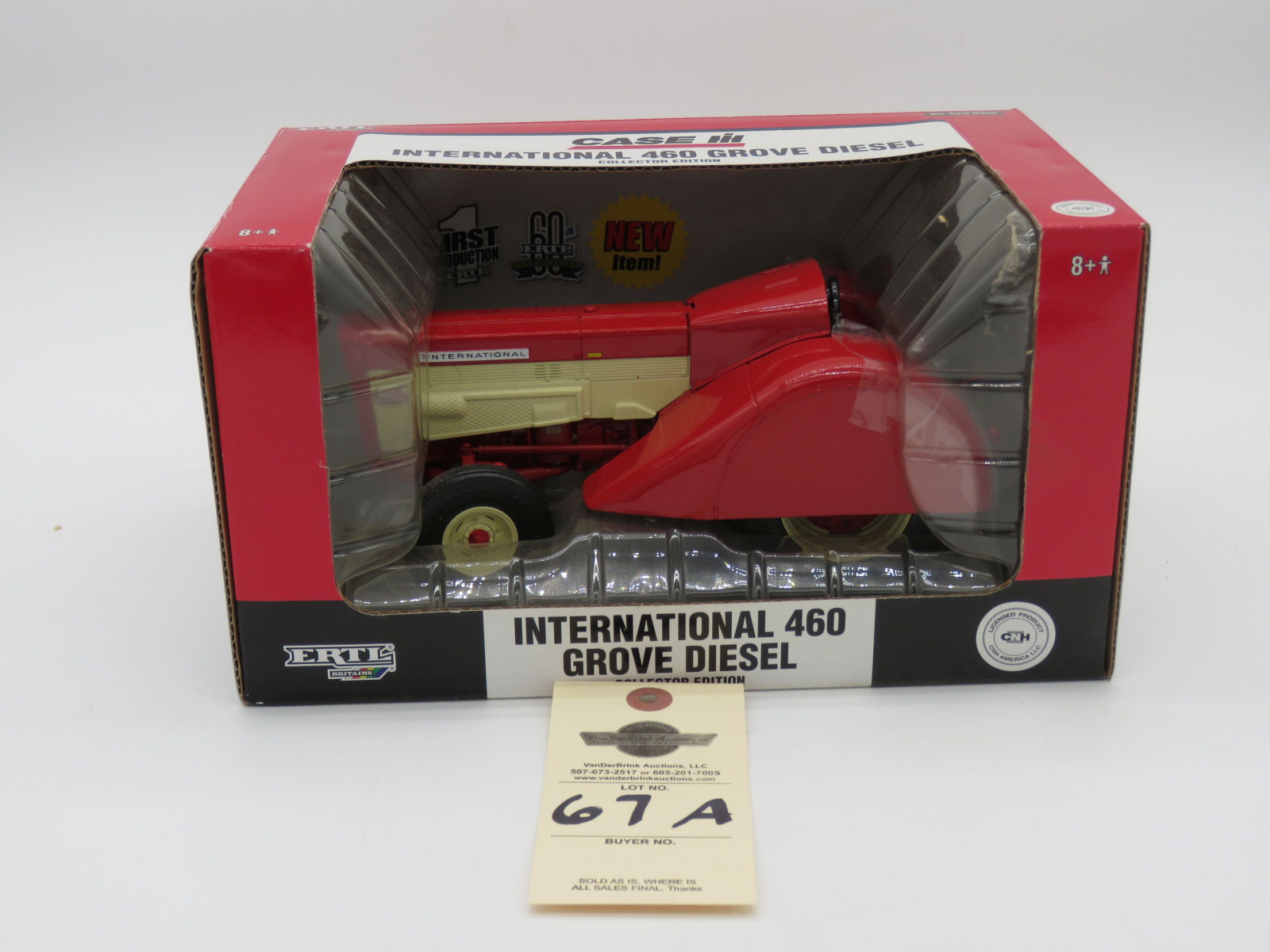 2005 ERTL INTERNATIONAL 460 GROVE DIESEL (LP) COLLECTOR EDITION 60TH ANNIV FIRST PRODUCTION  1/16 SCALE - Image 1