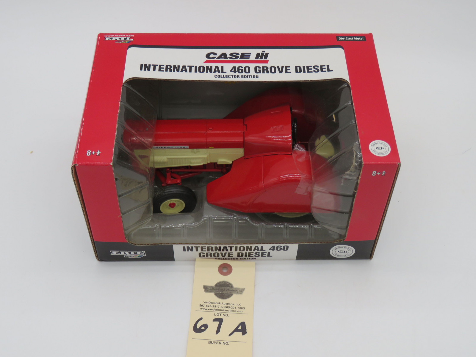 2005 ERTL INTERNATIONAL 460 GROVE DIESEL (LP) COLLECTOR EDITION 60TH ANNIV FIRST PRODUCTION  1/16 SCALE - Image 2