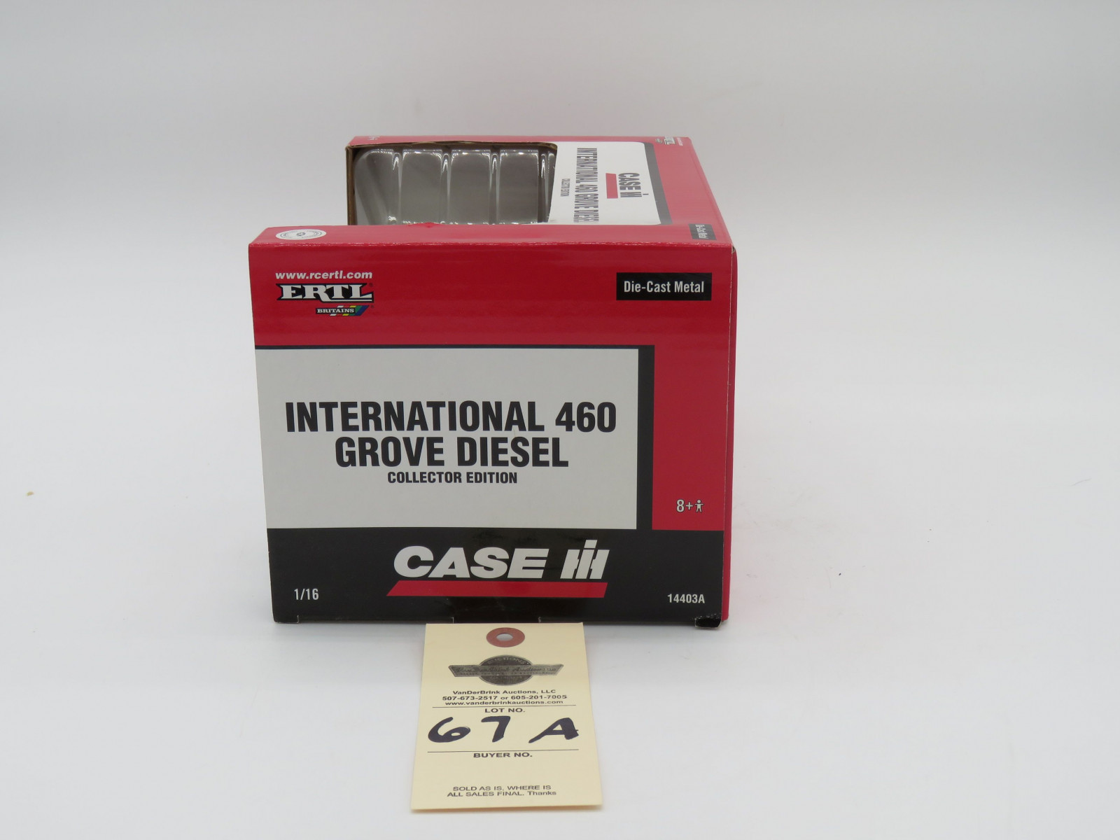 2005 ERTL INTERNATIONAL 460 GROVE DIESEL (LP) COLLECTOR EDITION 60TH ANNIV FIRST PRODUCTION  1/16 SCALE - Image 3