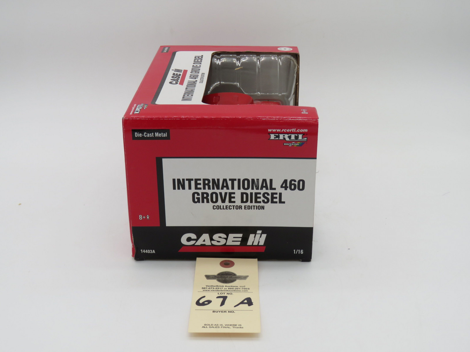 2005 ERTL INTERNATIONAL 460 GROVE DIESEL (LP) COLLECTOR EDITION 60TH ANNIV FIRST PRODUCTION  1/16 SCALE - Image 5