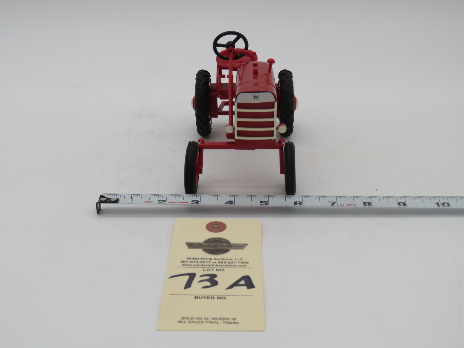 ERTL FARMALL 140 3RD GRAND NATIONAL TOY SHOW 1990 3RD PLASTIC STACK BROKE  1/16TH SCALE - Image 4
