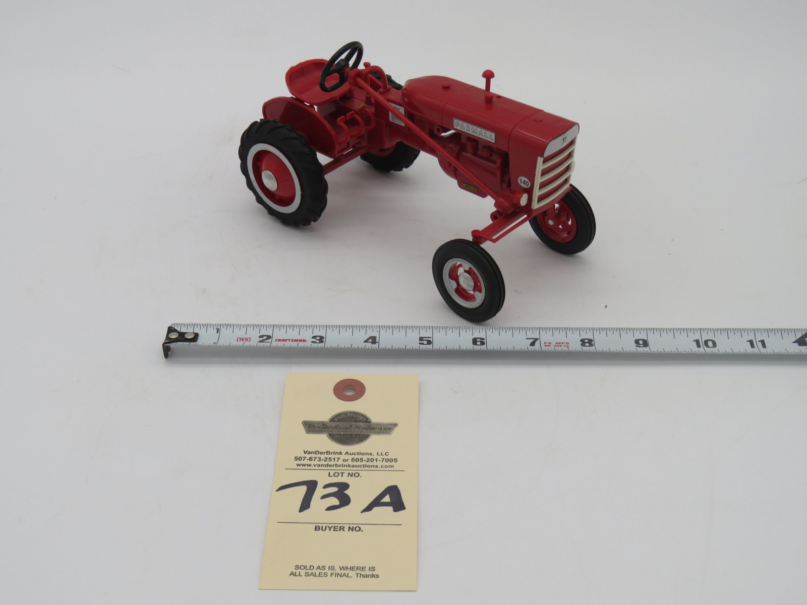 ERTL FARMALL 140 3RD GRAND NATIONAL TOY SHOW 1990 3RD PLASTIC STACK BROKE  1/16TH SCALE - Image 5