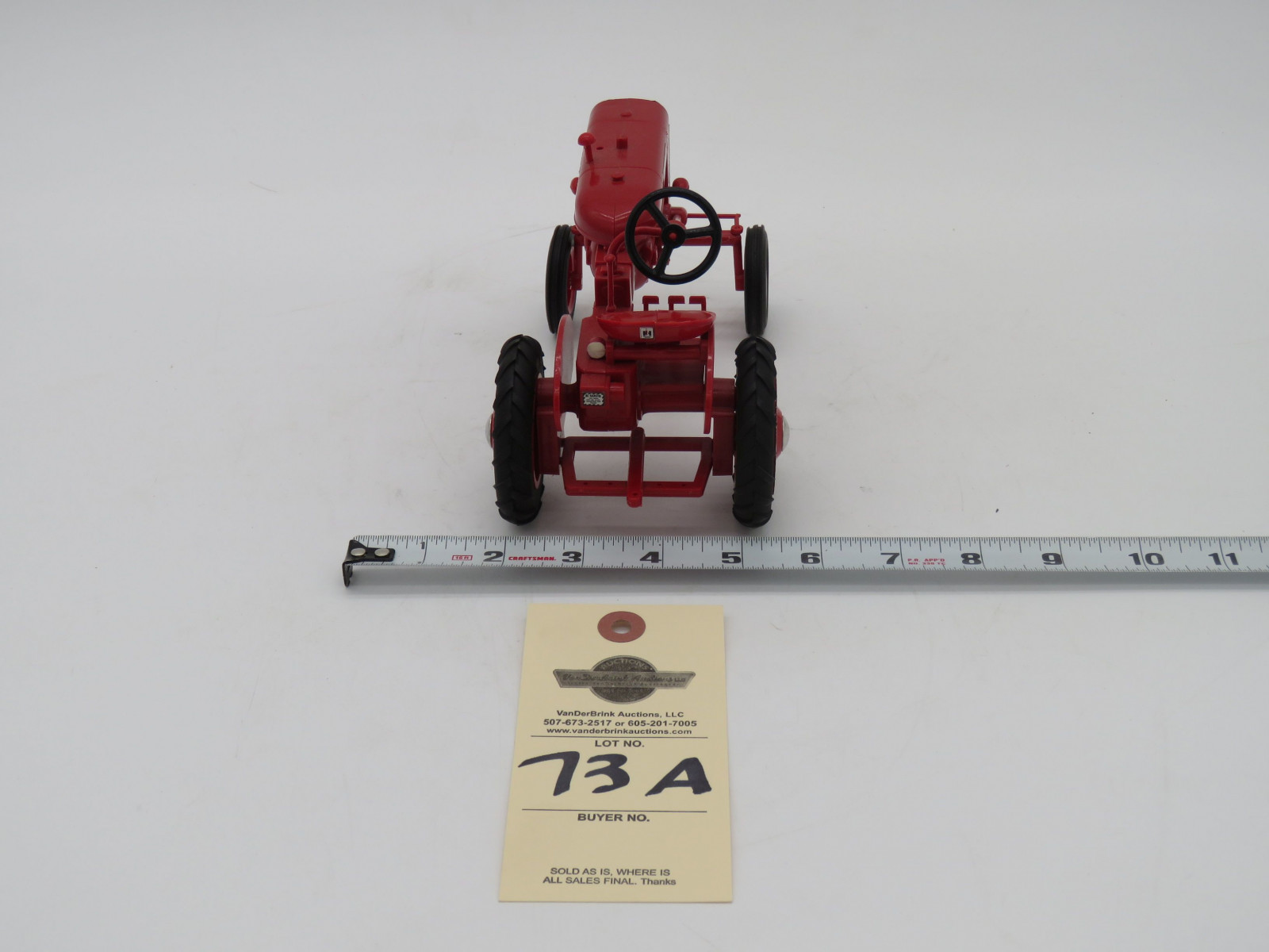 ERTL FARMALL 140 3RD GRAND NATIONAL TOY SHOW 1990 3RD PLASTIC STACK BROKE  1/16TH SCALE - Image 6