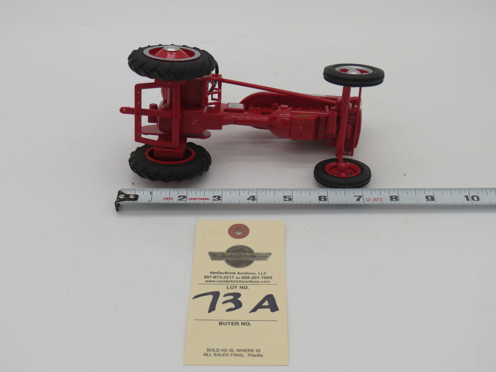 ERTL FARMALL 140 3RD GRAND NATIONAL TOY SHOW 1990 3RD PLASTIC STACK BROKE  1/16TH SCALE - Image 7