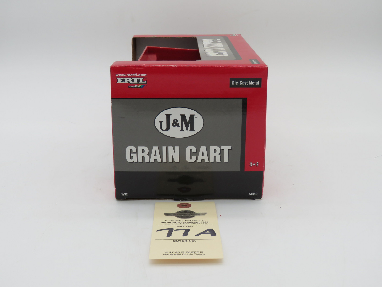ERTL J&M GRAIN CART DIE CAST METAL NIB 1/32 SCALE - Image 3