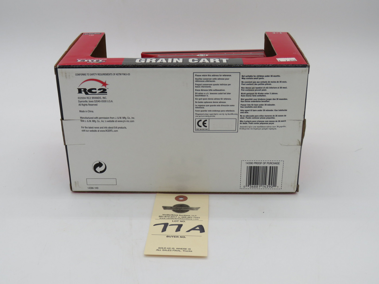 ERTL J&M GRAIN CART DIE CAST METAL NIB 1/32 SCALE - Image 6