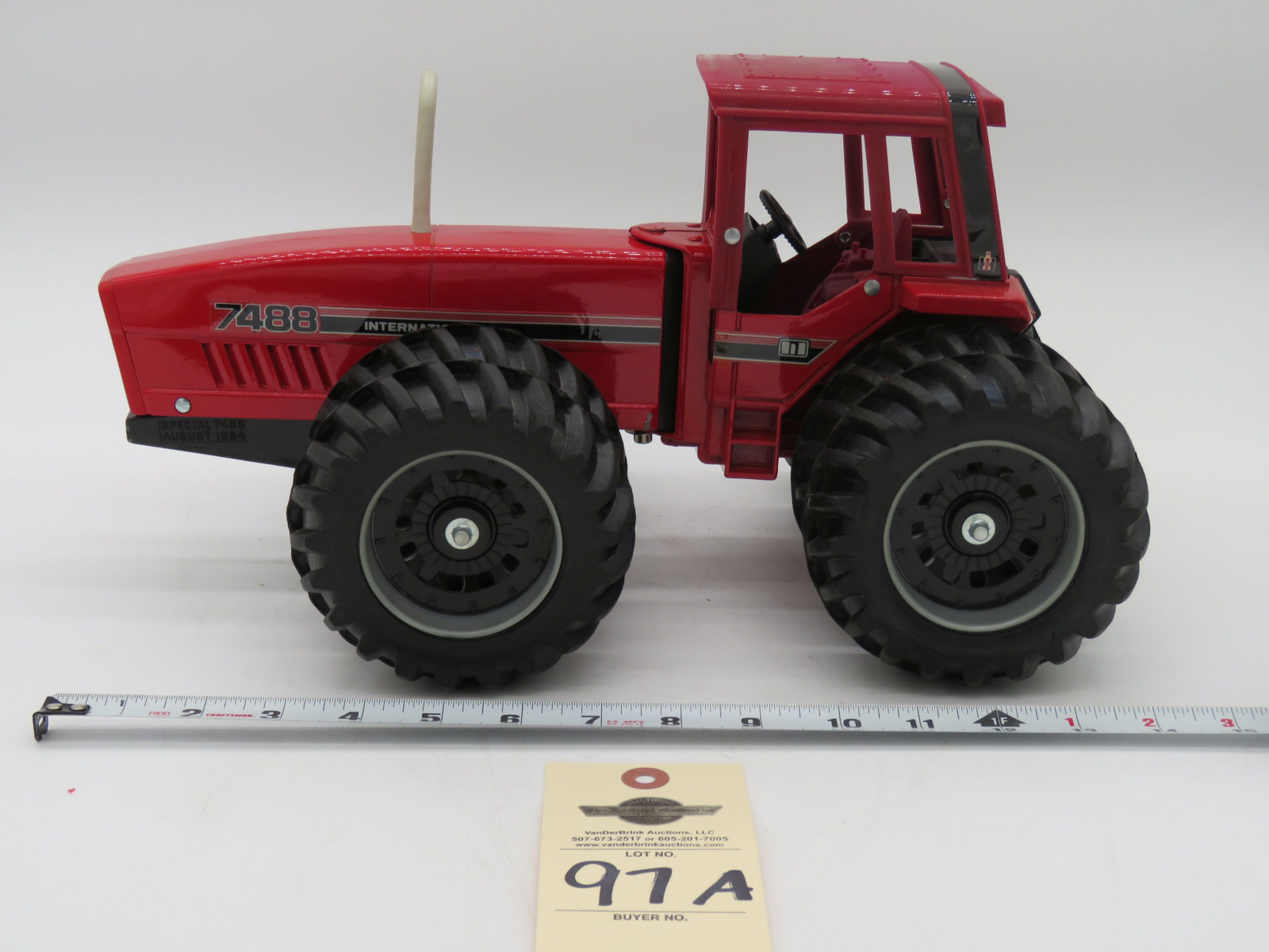 ERTL INTERNATIONAL 7488 OPENED BOX ERTL SPECIAL 7488 AUGUST 1984 METAL DIE CAST 1/16TH SCALE - Image 1