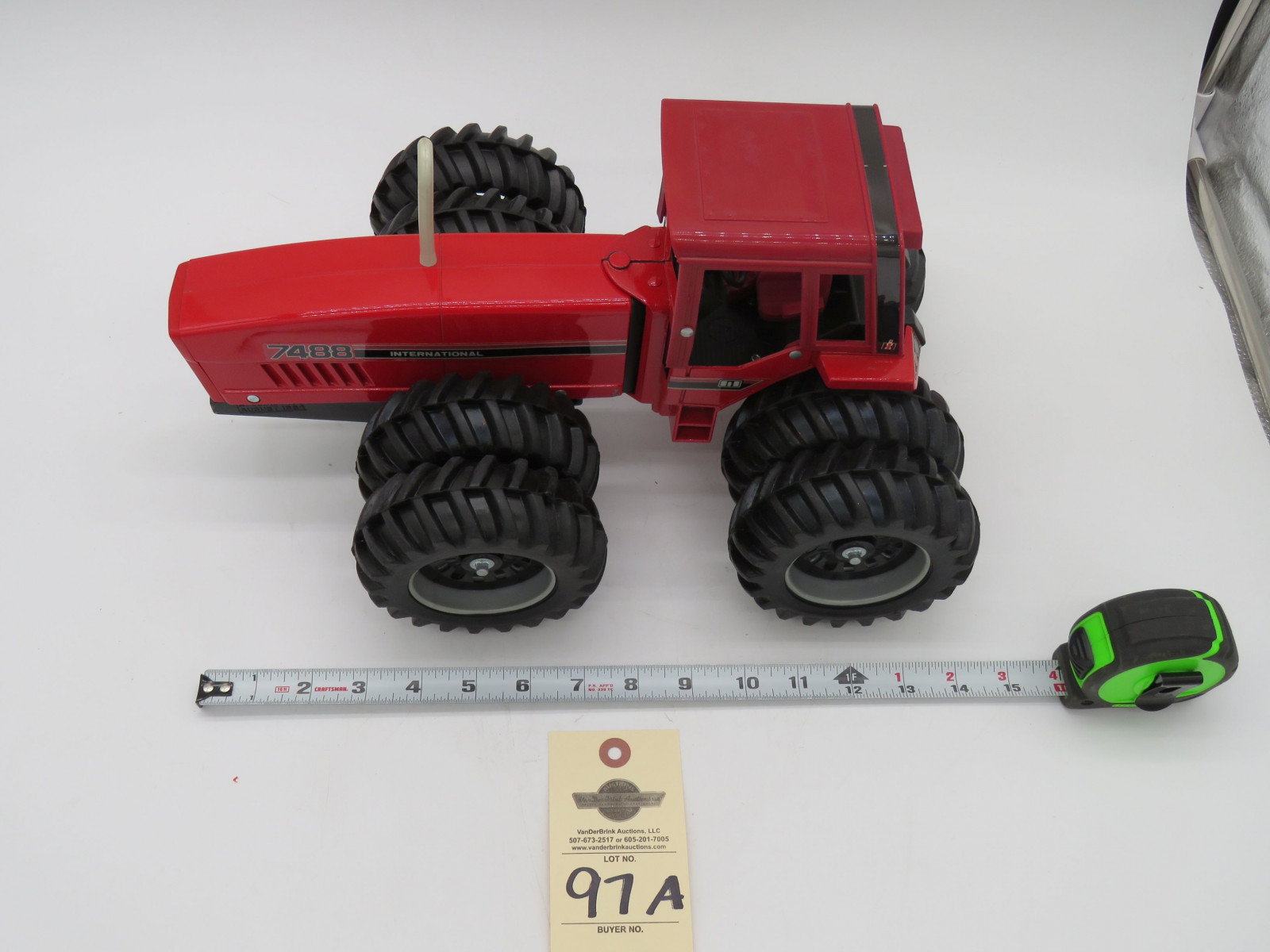 ERTL INTERNATIONAL 7488 OPENED BOX ERTL SPECIAL 7488 AUGUST 1984 METAL DIE CAST 1/16TH SCALE - Image 2