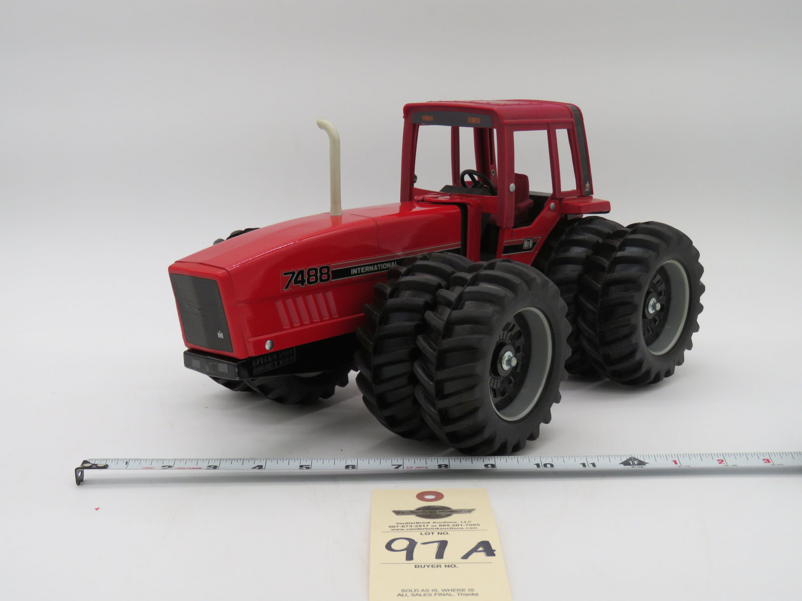 ERTL INTERNATIONAL 7488 OPENED BOX ERTL SPECIAL 7488 AUGUST 1984 METAL DIE CAST 1/16TH SCALE - Image 3