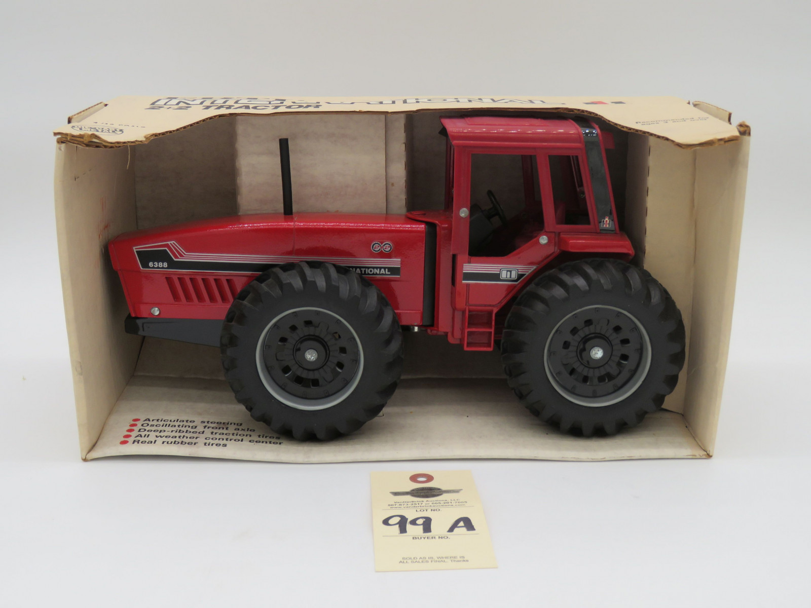 ERTL INTERNATIONAL 2+2 TRACTOR DIE CAST METAL 6388 1/16 SCALE BOX SHOWS AGE - Image 1