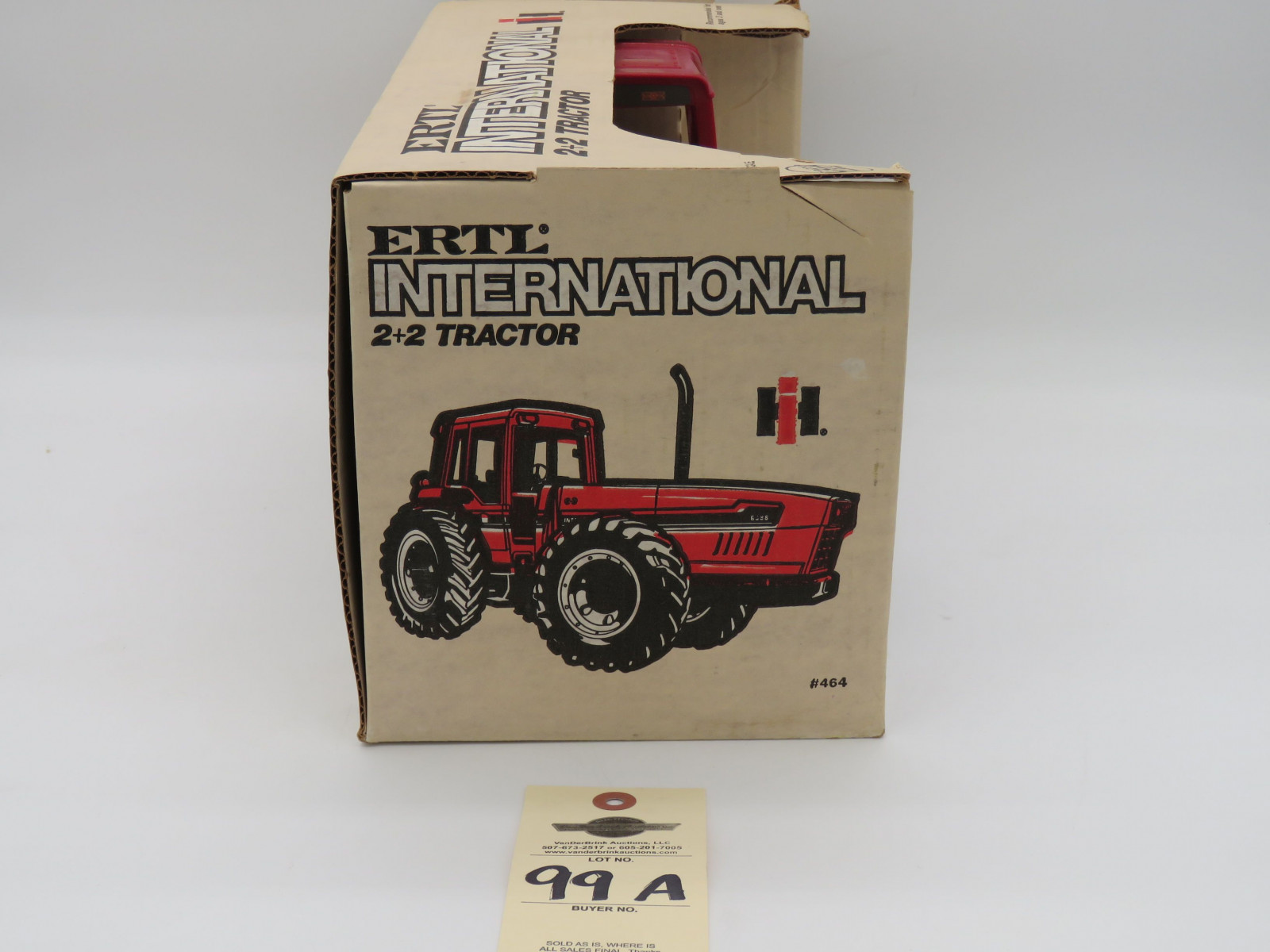 ERTL INTERNATIONAL 2+2 TRACTOR DIE CAST METAL 6388 1/16 SCALE BOX SHOWS AGE - Image 6