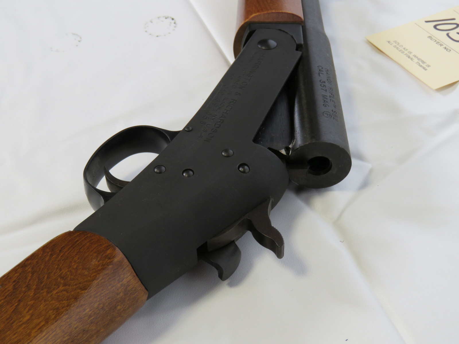 Harrington & Richardson Handi Rifle SB2 .357 Mag - Image 10