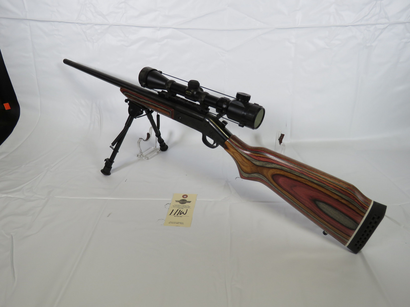 Harrington & Richardson .270 Handi Rifle with Scope on Stand - Image 1