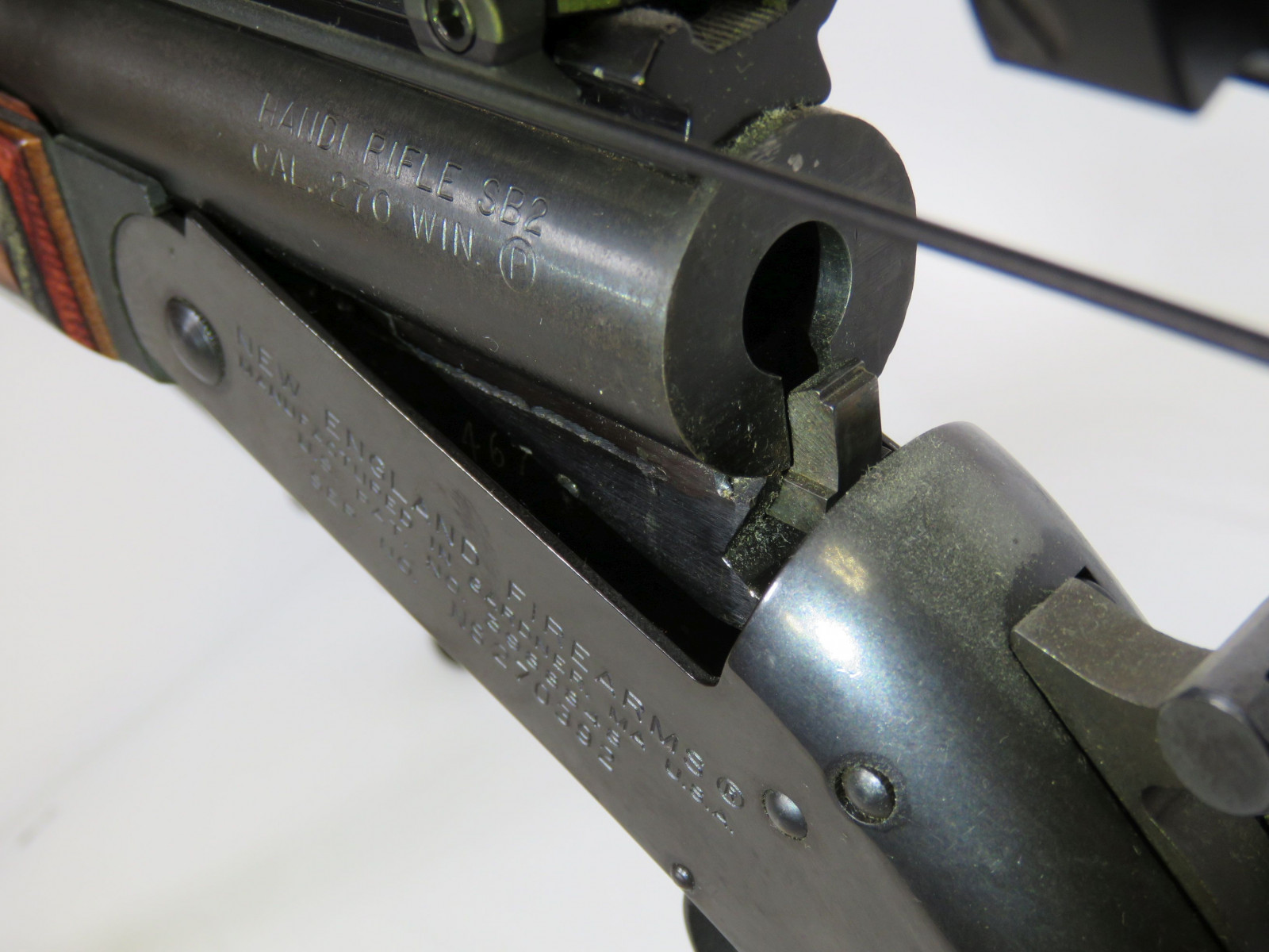 Harrington & Richardson .270 Handi Rifle with Scope on Stand - Image 12