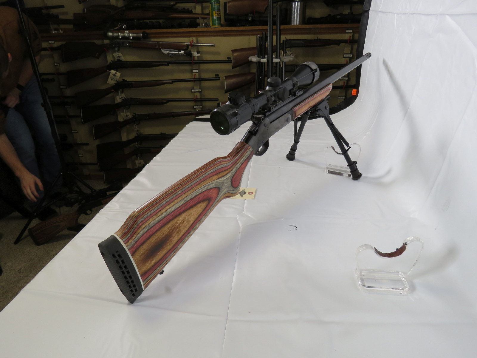 Harrington & Richardson .270 Handi Rifle with Scope on Stand - Image 3