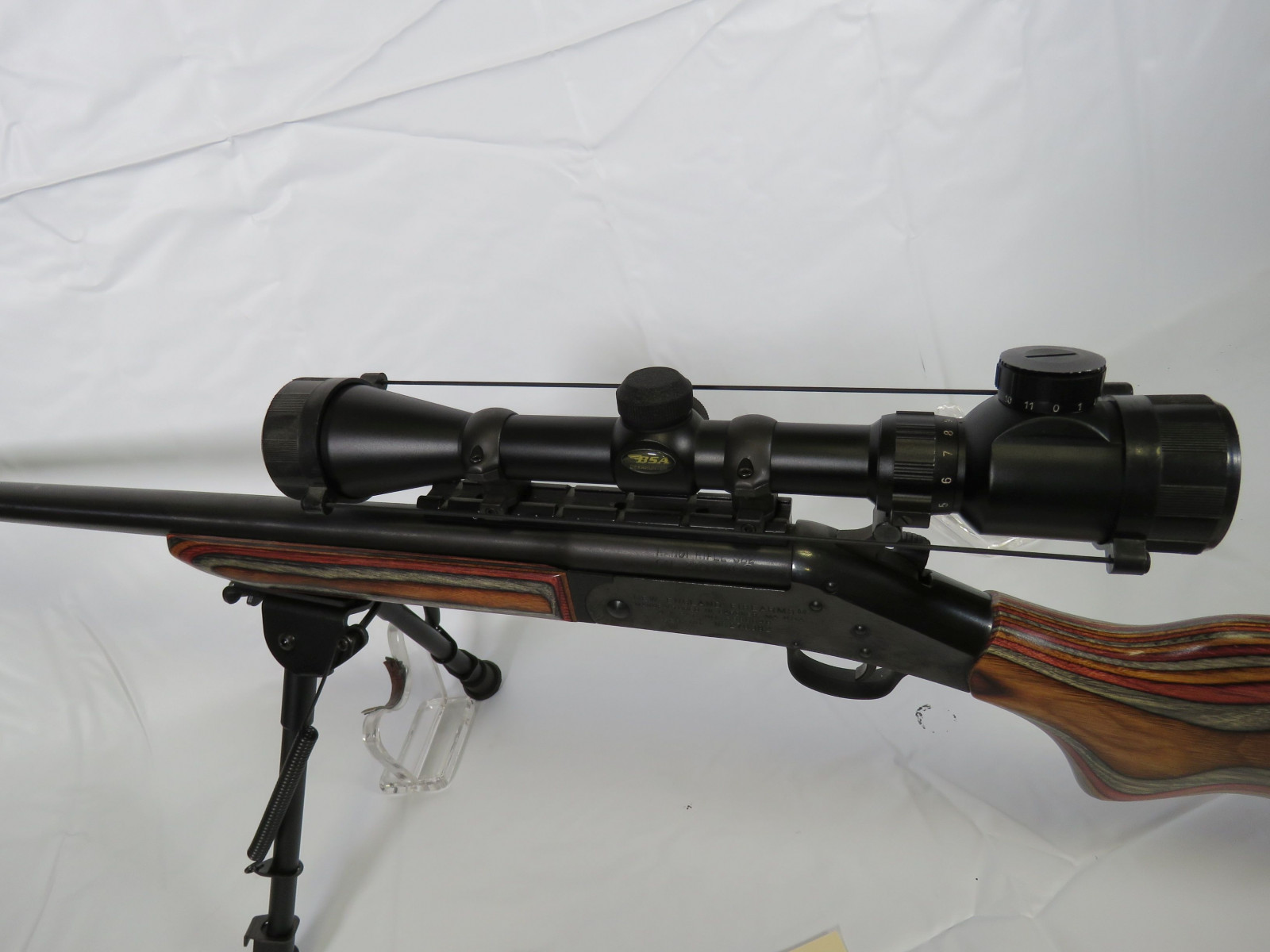 Harrington & Richardson .270 Handi Rifle with Scope on Stand - Image 4
