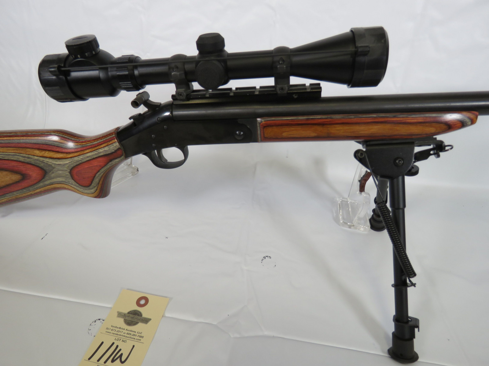 Harrington & Richardson .270 Handi Rifle with Scope on Stand - Image 8