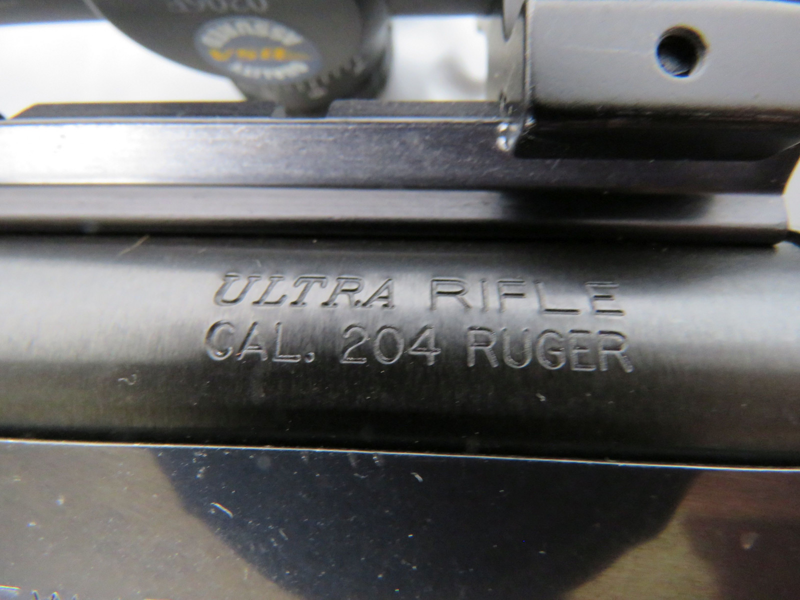 Harrington & Richardson Ultra rifle with Scope on Stand .204 Ruger and Skeleton Stock - Image 15