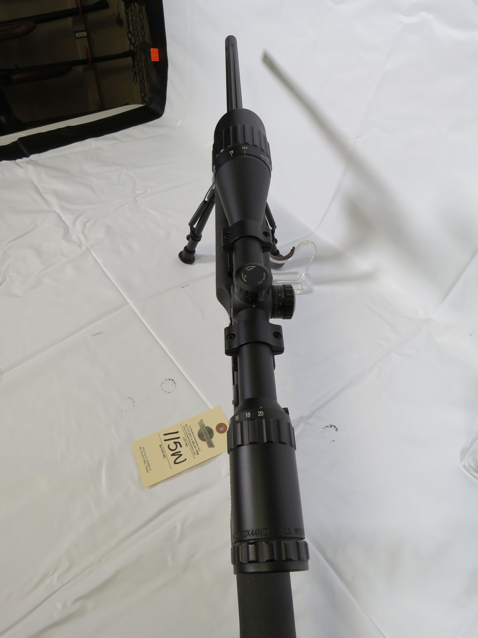 Harrington & Richardson Ultra rifle with Scope on Stand .204 Ruger and Skeleton Stock - Image 6