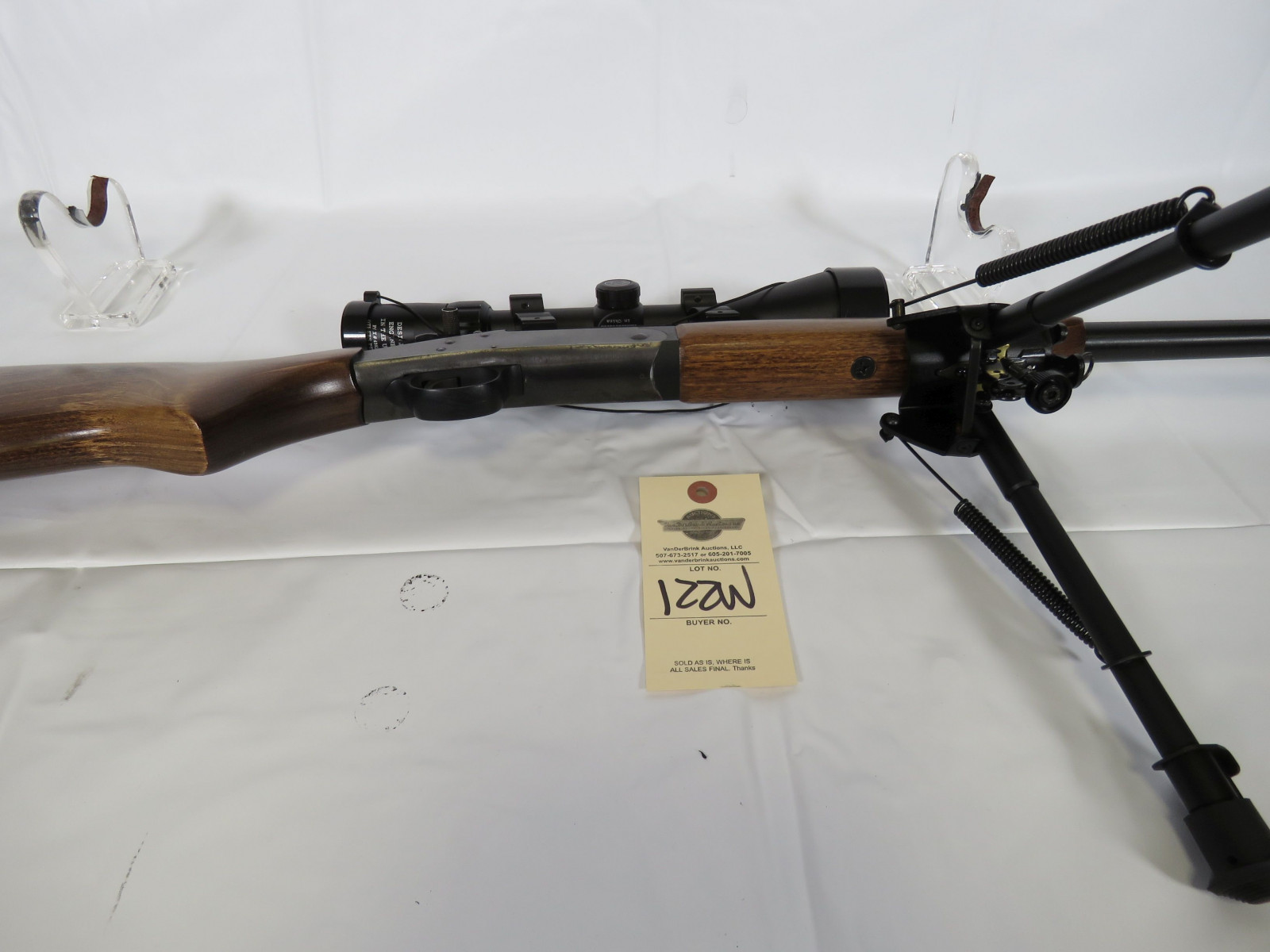 Harrington & Richardson 7mm-08 REM Handi Rifle with Scope and Stand - Image 8