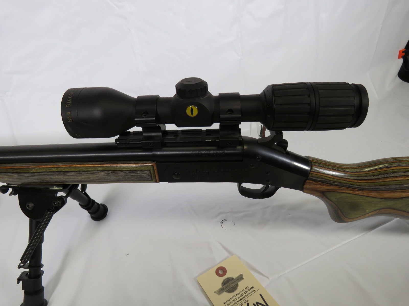 Harrington & Richardson Model SB2 Ultra 7mm (7x57) Rifle with Scope and Stand - Image 4