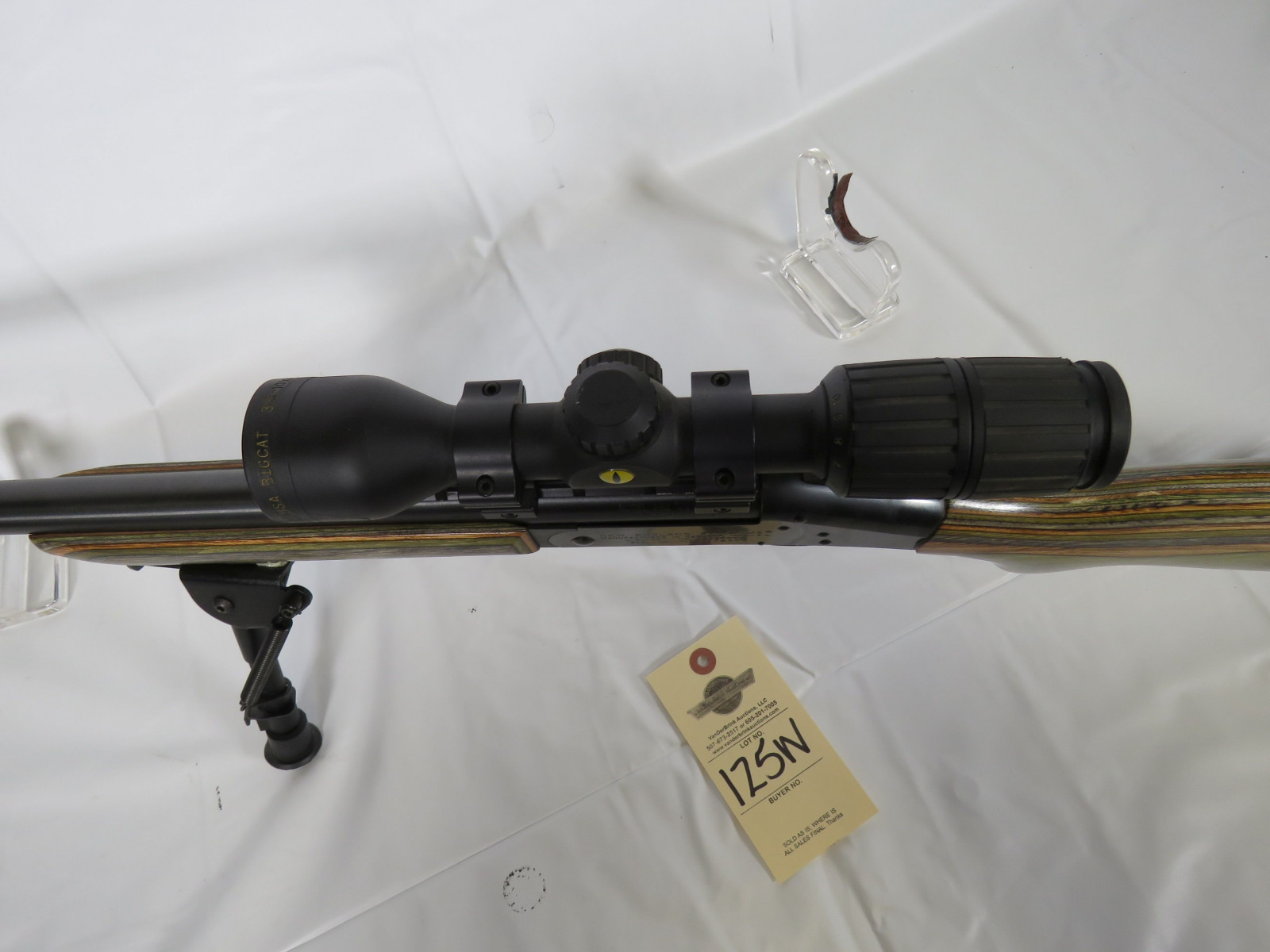 Harrington & Richardson Model SB2 Ultra 7mm (7x57) Rifle with Scope and Stand - Image 5